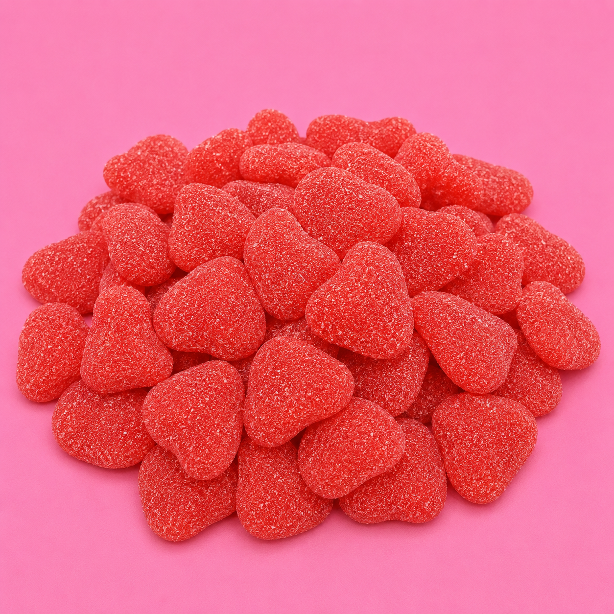 Cœur fourré - Fraise (100g)
