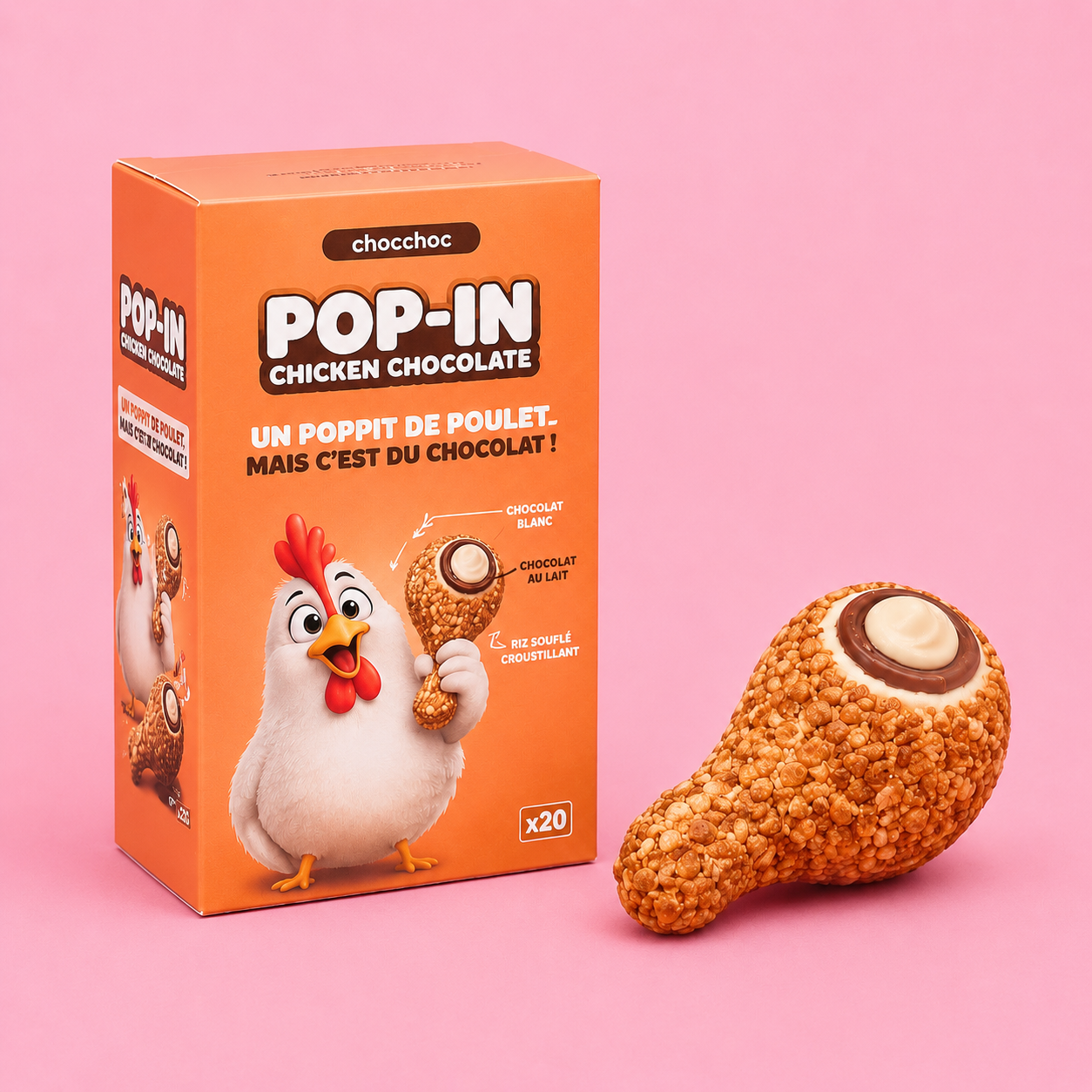 Pop in - Chicken chocolate
